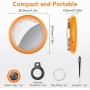 Smart Air Tracker Tag 1 Pack, Buscador de Objetos Bluetooth Funciona con Buscar Apple (Sólo iOS, Android no Compatible),