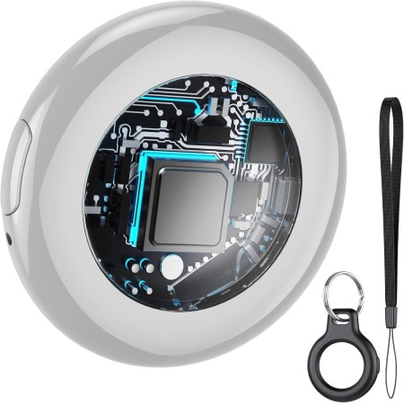 Smart Air Tracker Tag 1 Pack, Buscador de Objetos Bluetooth Funciona con Buscar Apple (Sólo iOS, Android no Compatible),