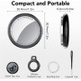 Smart Air Tracker Tag 1 Pack, Buscador de Objetos Bluetooth Funciona con Buscar Apple (Sólo iOS, Android no Compatible),
