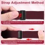 PaceBid Nylon Correa para Xiaomi Smart Band 9 Active (Xiaomi Mi Band 9 Active), Hombres Mujeres Trenzada Magnética Reloj de