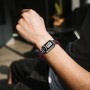 PaceBid Nylon Correa para Xiaomi Smart Band 9 Active (Xiaomi Mi Band 9 Active), Hombres Mujeres Trenzada Magnética Reloj de