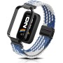 PaceBid Nylon Correa para Xiaomi Smart Band 9 Active (Xiaomi Mi Band 9 Active), Hombres Mujeres Trenzada Magnética Reloj de