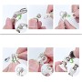 PINHEN Compatible para Xiaomi Smart Band 8/9 Band,Correa de repuesto Anillo de acero inoxidable Cadena de cuero Miband 8