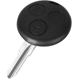Carcasa Llave para Smart Fortwo 450 City Corte Convertible Roadster Forfour | 3 Botones | Mando a Distancia