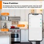SURFOU Enchufe Inteligente Wifi con Consumo Electrico, Programador Enchufe Alexa, Tomada Inteligente con Temporizador, Control