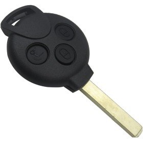 Carcasa Llave para Smart Fortwo 451 Corte Convertible 2007-2014 | 3 Botones | Mando a Distancia