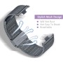 KoGiio Correa para Xiaomi Mi Band 9 Pro/Xiaomi Smart Band 9 Pro/Smart Band 8 Pro/Mi Band 8 Pro, Pulsera Repuesto Metal De Acero