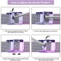 KoGiio Correa para Xiaomi Mi Band 9 Pro/Xiaomi Smart Band 9 Pro/Smart Band 8 Pro/Mi Band 8 Pro, Pulsera Repuesto Metal De Acero