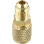 Adaptador de latón SAE macho de 5/16 x F1/4 para uso eficiente de refrigeración para R32/R410A