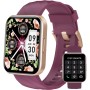 Dakofied Smartwatch con Llamadas Bluetooth,Reloj Inteligente Hombre Mujer,Smart Watch Smart Watch Pulsómetro,Monitor de