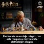 LEGO Harry Potter Tiendas Mágicas del Callejón Diagon Maqueta para Adultos y 12 Micro Figuras de Colección, Autobús Noctámbulo,