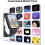 Dakofied Smartwatch con Llamadas Bluetooth,Reloj Inteligente Hombre Mujer,Smart Watch Smart Watch Pulsómetro,Monitor de