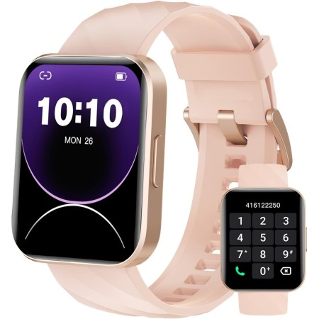 Dakofied Smartwatch con Llamadas Bluetooth,Reloj Inteligente Hombre Mujer,Smart Watch Smart Watch Pulsómetro,Monitor de