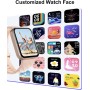 Dakofied Smartwatch con Llamadas Bluetooth,Reloj Inteligente Hombre Mujer,Smart Watch Smart Watch Pulsómetro,Monitor de