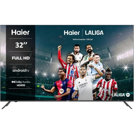 Haier Direct LED Full HD H32K702FG - 32", Smart-TV, HDR, Dolby Audio, Android 11, Smart-TV, Google Assistant, Bluetooth 5.1, DBX