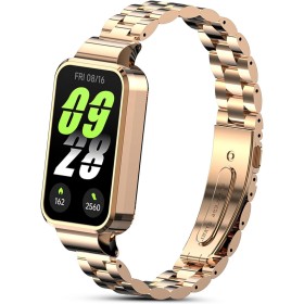 RenSheng Correa para Redmi Smart Band 3 Pulsera, Correa de Metal Compatible con Xiaomi Smart Band 9 Active Correa Pulsera de