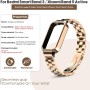 RenSheng Correa para Redmi Smart Band 3 Pulsera, Correa de Metal Compatible con Xiaomi Smart Band 9 Active Correa Pulsera de