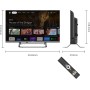 Smart Tech TV LED HD 32" (80 cm) Smart TV Google 32HG01V HDMI, USB, Resolución: 1366 x 768, Modelo 2024