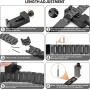RenSheng Correa para Redmi Smart Band 3 Pulsera, Correa de Metal Compatible con Xiaomi Smart Band 9 Active Correa Pulsera de