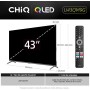 CHiQ TV de 32 Pulgadas(80 cm), Smart TV, L32M9G, Google Television, HDR 10, Dolby Audio, Android 11, Google Assistant, DBX-TV,