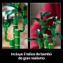 LEGO Botanical Bambú de la Suerte Planta Artificial de Interior, Decoración del Hogar y Oficina, Maqueta para Construir para