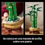 LEGO Botanical Bambú de la Suerte Planta Artificial de Interior, Decoración del Hogar y Oficina, Maqueta para Construir para