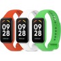 RenSheng 3 Piezas Correas de Silicona para Xiaomi Smart Band 8 Active Correa, Correa de Reemplazo Pulsera Impermeable