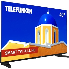 Telefunken 40DTFV735 Smart TV, 40 Pulgadas Full HD, 2025, HDR, 1920x1080, Diseño sin Marcos, Dolby Audio