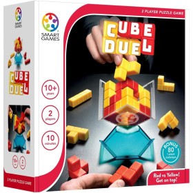 smart games - Cube Duel, 2 Player Puzzle Game, Bonus 80 Challenges for 1 Player, 10+ Years