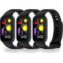 BABEJIA 3PCS Correas Compatible con Xiaomi Smart Band 9 Active & Redmi Band 3, Pulseras de TPU Suave, Regulable, con Conectores