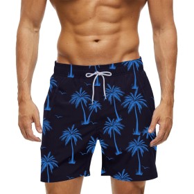 Bañadores Hombre Transpirable,Bañadores para Hombre con Forro de Malla y Cordón Ajustable, Bañador Hombre de Secado Rápido