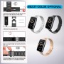 SeNool Correa de Metal para Xiaomi Smart Band 9 Pro/8 Pro, Pulsera de Repuesto de Acero Inoxidable para Redmi Watch 5/4 - Plata