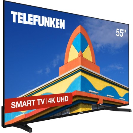 Telefunken 40DTFV735 Smart TV, 40 Pulgadas Full HD, 2025, HDR, 1920x1080, Diseño sin Marcos, Dolby Audio