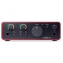 Focusrite Scarlett Solo 4.ª gen. interfaz de audio USB para guitarristas, cantantes o productores. Grabación con sonido de