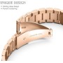 SeNool Correa de Metal para Xiaomi Smart Band 9 Pro/8 Pro, Pulsera de Repuesto de Acero Inoxidable para Redmi Watch 5/4 - Plata