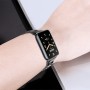 SeNool Correa de Metal para Xiaomi Smart Band 9 Pro/8 Pro, Pulsera de Repuesto de Acero Inoxidable para Redmi Watch 5/4 - Plata