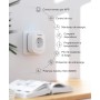 GHome Smart Enchufe Inteligente,Smart Alexa Plug Compatible con Alexa Google Home,Control Remoto por APP,Mide el Consumo de