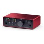 Focusrite Scarlett Solo 4.ª gen. interfaz de audio USB para guitarristas, cantantes o productores. Grabación con sonido de