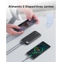Power Bank, Slim Bateria Externa 4.5A de Alta Velocidad 10000mAh 22.5W, Bateria Portatil con Entrada y Salida USB C de Alta