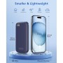 Power Bank, Slim Bateria Externa 4.5A de Alta Velocidad 10000mAh 22.5W, Bateria Portatil con Entrada y Salida USB C de Alta