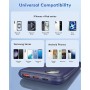 Power Bank, Slim Bateria Externa 4.5A de Alta Velocidad 10000mAh 22.5W, Bateria Portatil con Entrada y Salida USB C de Alta