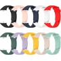 Xisair 10 Correas de Silicona Compatibles con Xiaomi Band 8 Pro Correa de Repuesto para Redmi Watch 4, Transpirable, Suave y