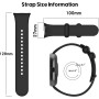 Xisair 10 Correas de Silicona Compatibles con Xiaomi Band 8 Pro Correa de Repuesto para Redmi Watch 4, Transpirable, Suave y