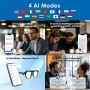GetD Gafas Bluetooth,Open-Ear Smart Glasses, Gafas de Sol polarizadas Grandes, Bluetooth5.4 Audio Glasses, Anti-Sound Leakage,