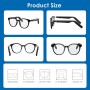 GetD Gafas Bluetooth,Open-Ear Smart Glasses, Gafas de Sol polarizadas Grandes, Bluetooth5.4 Audio Glasses, Anti-Sound Leakage,