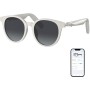 GetD Gafas Bluetooth,Open-Ear Smart Glasses, Gafas de Sol polarizadas Grandes, Bluetooth5.4 Audio Glasses, Anti-Sound Leakage,