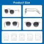 GetD Gafas Bluetooth,Open-Ear Smart Glasses, Gafas de Sol polarizadas Grandes, Bluetooth5.4 Audio Glasses, Anti-Sound Leakage,