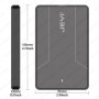 JEYI Caja de disco duro externo de 2,5 pulgadas tipo C 3,1 a SATA III 