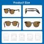 GetD Gafas Bluetooth,Open-Ear Smart Glasses, Gafas de Sol polarizadas Grandes, Bluetooth5.4 Audio Glasses, Anti-Sound Leakage,