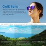 GetD Gafas Bluetooth,Open-Ear Smart Glasses, Gafas de Sol polarizadas Grandes, Bluetooth5.4 Audio Glasses, Anti-Sound Leakage,